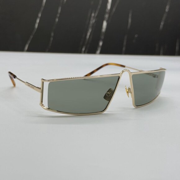 NEW SAINT LAURENT SL606 004  UNISEX GOLD SUNGLASSES SAINT LAURENT SL606 004 main image 9